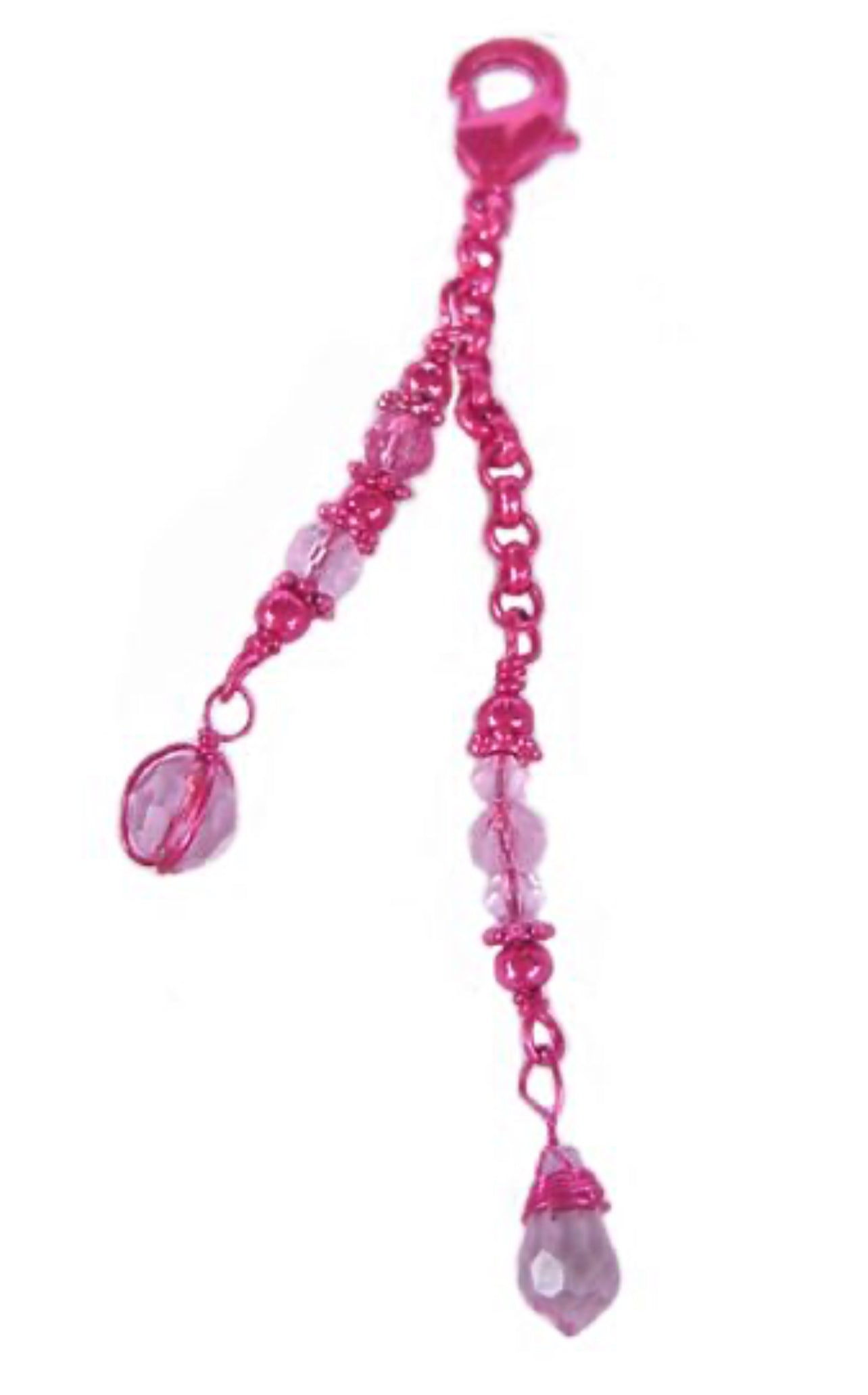 Hair Twister Pink Rainbow - 2" Mini Hair Wrap