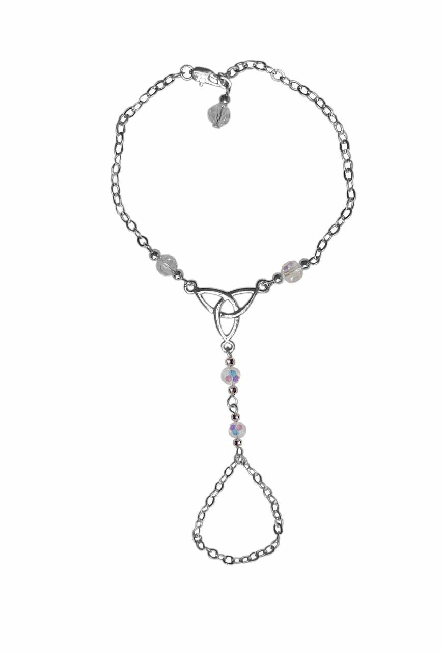 Celtic Eternity Finger Bracelet - Adjustable & Meaningful Design