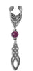 Ear Cuff With Charm Celtic Power - Silver