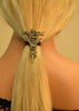 Hair Hook Sword and Double Dragons - Gold, Ponytail Holder