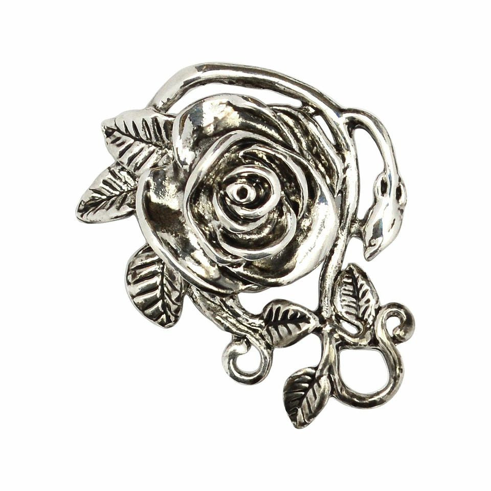 Hair Hook Rose - Silver,  Ponytail Holder