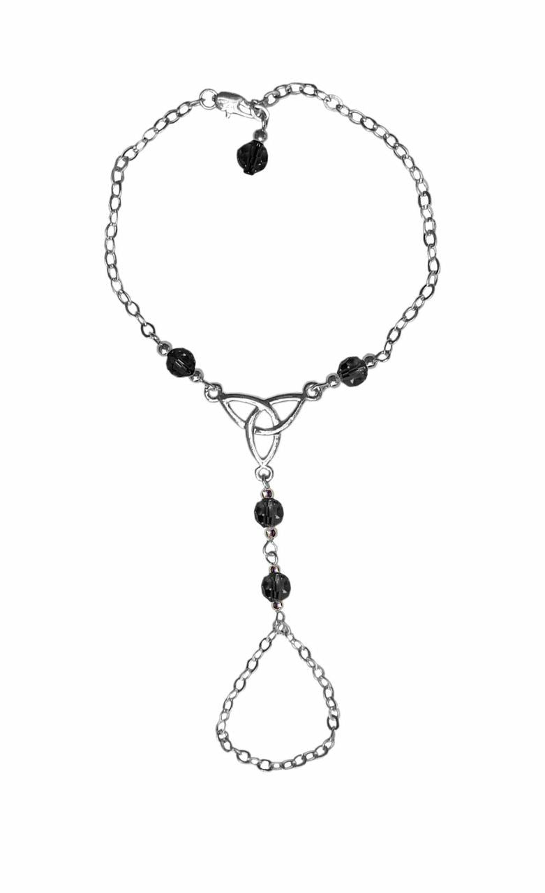 Celtic Eternity Finger Bracelet - Adjustable & Meaningful Design