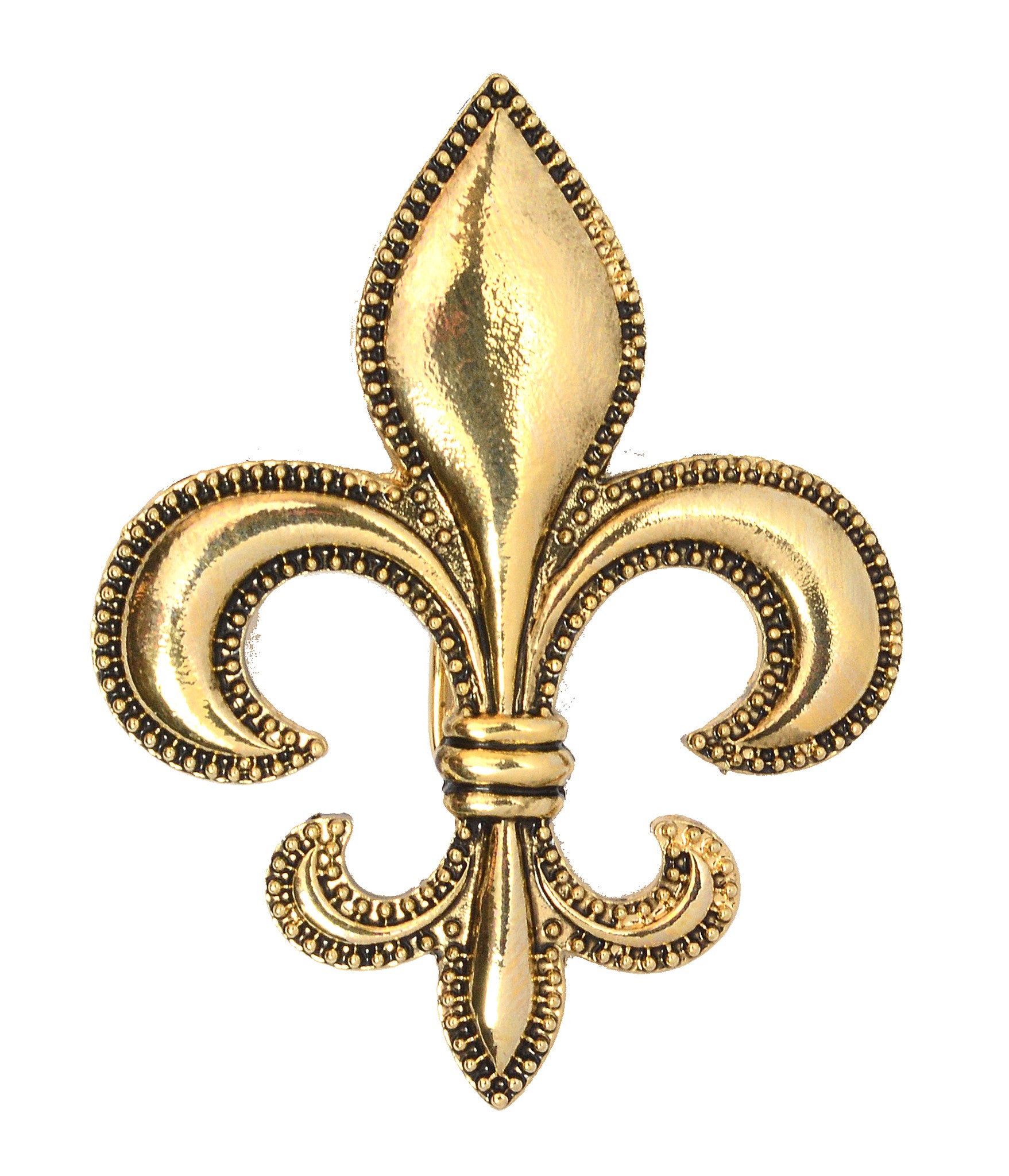 Hair Hook Fleur-de-lis - Gold, Ponytail Holder