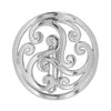 Hair Hook Celtic - Silver, Ponytail Holder