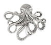 Hair Hook Cthulhu - Silver,  Steampunk and Pirate Ponytail Holder