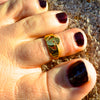 toe ring gold claddagh