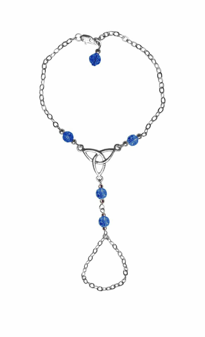 Celtic Eternity Finger Bracelet - Adjustable & Meaningful Design