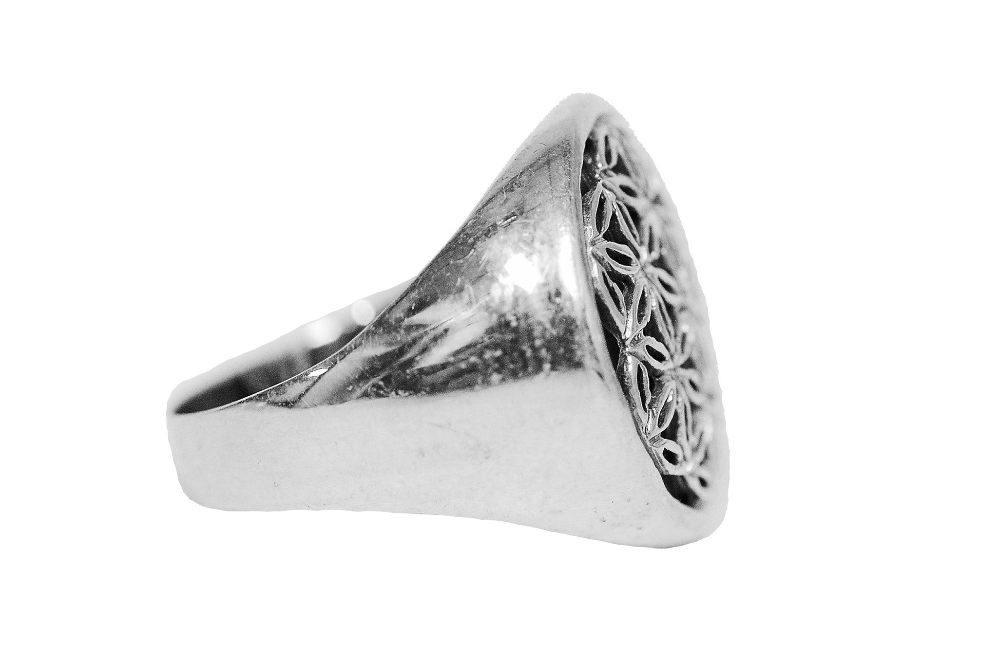 Flower of Life Ring - Sterling Silver