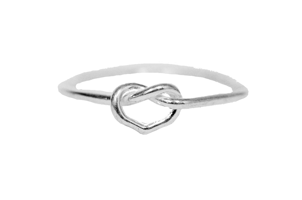 Open Heart Ring - Sterling Silver