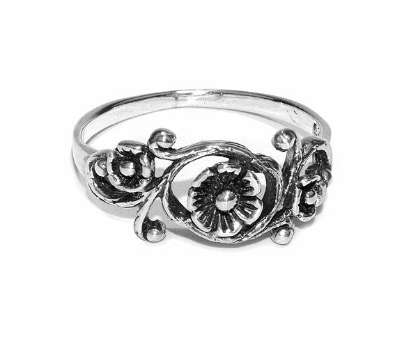 Wild Flowers Ring - Sterling Silver