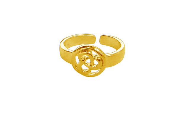 Celtic Eternity Toe Ring - Gold