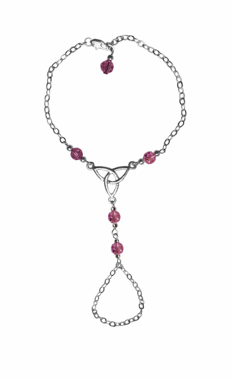 Celtic Eternity Finger Bracelet - Adjustable & Meaningful Design