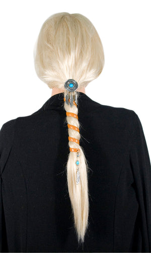 Dream Catcher Ponytail Wrap Set - 6 Inch Ponytail Holder