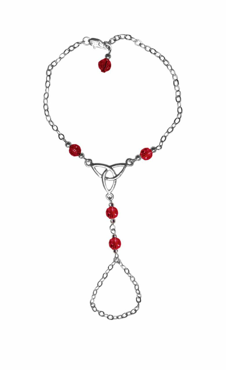 Celtic Eternity Finger Bracelet - Adjustable & Meaningful Design