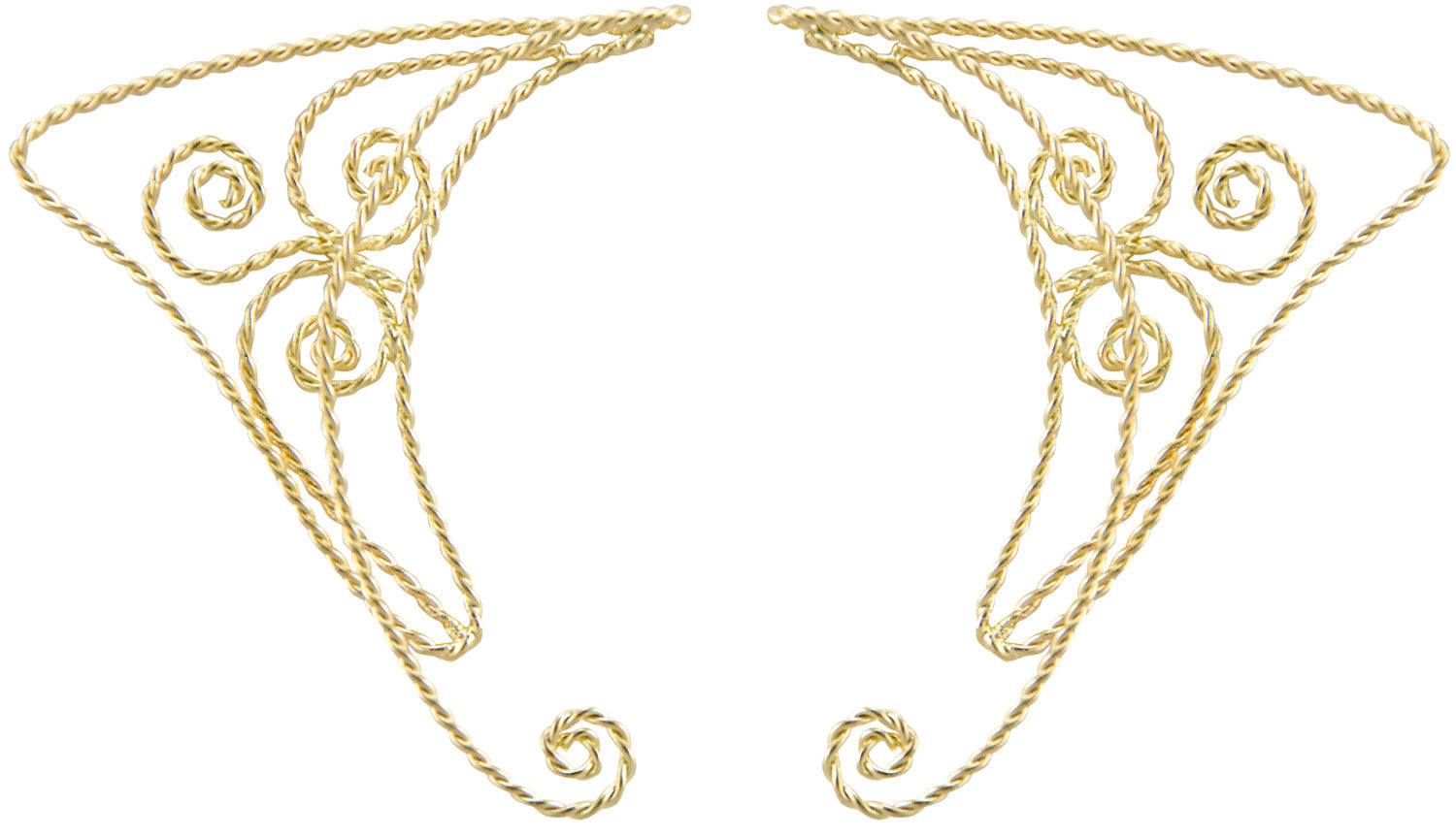 Elf Cuff Spirals - Gold