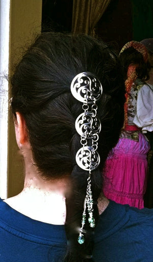 Hair Armor Celtic - Silver Ponytail Holder