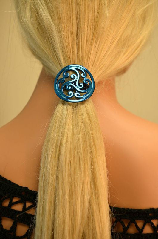 Hair Hook Celtic - Blue, Ponytail Holder