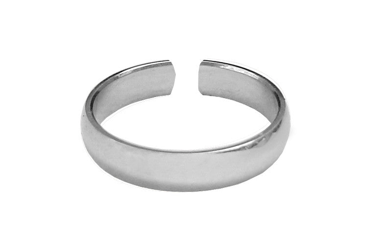 Simple Band Sterling Silver Toe Ring | Eve's Addiction