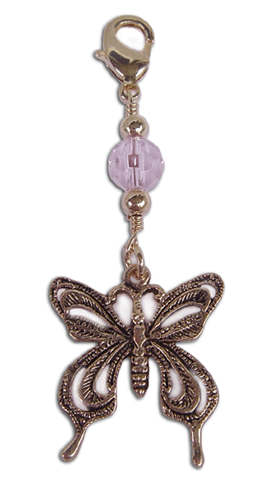 Hair Twisters - Charm Large Gold Butterfly (CHL-BY-PK-G)