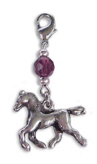 Charm Small Silver - Horse