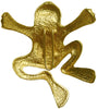 Hair Hook Frog - Gold Ponytail Holder